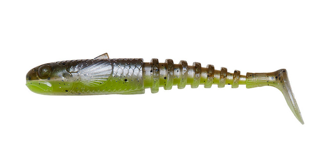 GUMA SAVAGE GEAR GOBSTER SHAD - GREEN PEARL YELLOW