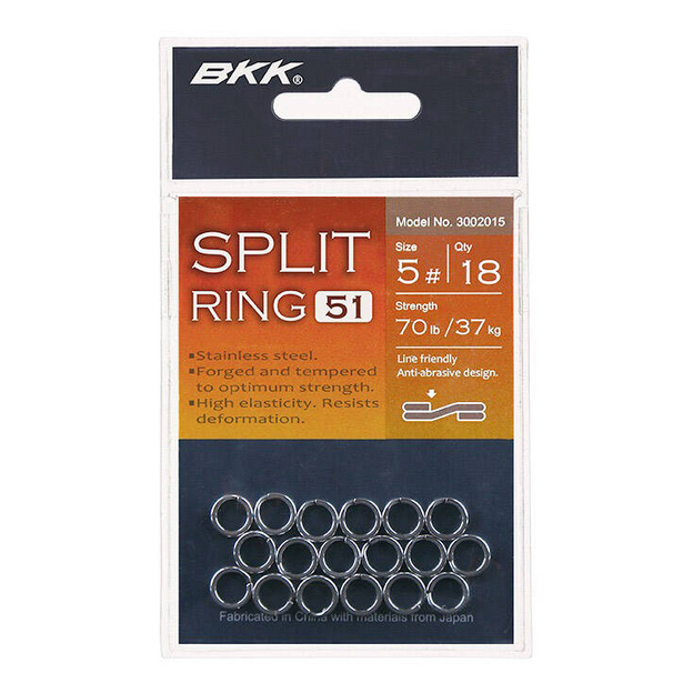 KÓŁKA ŁĄCZNIKOWE BKK SPLIT RING-51 8-12szt