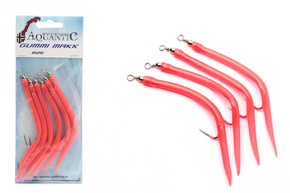 AQUANTIC GUMOWY MAKK 10/0 - JAPAN RED