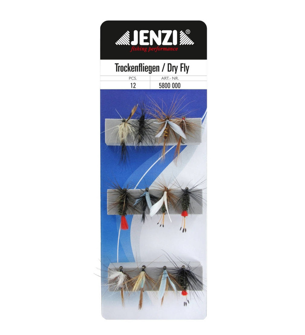 ZESTAW SZTUCZNYCH MUCH JENZI DRY FLY 12szt
