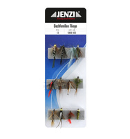 ZESTAW SZTUCZNYCH MUCH JENZI BROOK TROUT FLY 12szt