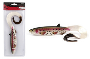3270407 - QUANTUM GUMA YOLO CURLY SHAD 26cm/64g - RAINBOW TROUT