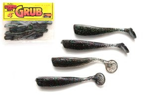 LCGR54 - LUNKER CITY GUMA GRUB 4" KALEIDOSCOPE -10szt