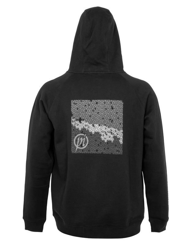 BLUZA Z KAPTUREM PRESTON BLACK FRENCH TERRY