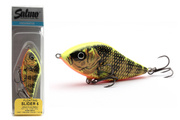 UNIKATOWY WOBLER SALMO SLIDER FLOATING 5cm - GOLD FLUO PERCH
