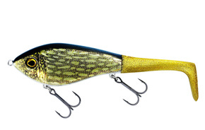 JERK WESTIN SWIM TAIL HYBRID S 12cm/62g - REAL PIKE