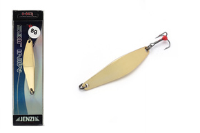 BŁYSTKA PODLODOWA Z KOTWICĄ JENZI SPEED JIGS 8g - GOLD