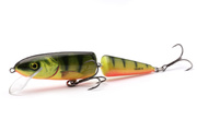 WOBLER SALMO WHITE JOINTED FISH FLOATING 13cm - HOT PERCH