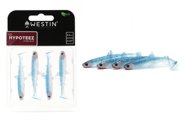 GUMY WESTIN HYPOTEEZ 6,5cm/4szt - ATOMIC BLUE