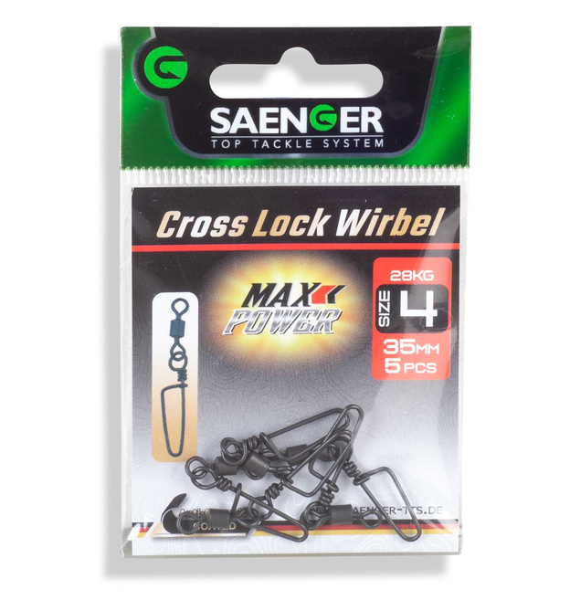 AGRAFKI Z KRĘTLIKIEM SANGER CROSS LOCK 10/10kg