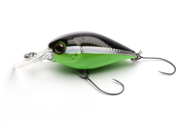 WOBLER CORMORAN COR F15 - CHARTREUSE/BLACK UV 3,7cm