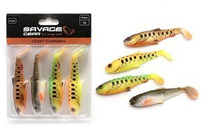 71832 - SAVAGE GEAR GUMA CRAFT CANNIBAL DARK WATER MIX 10,5cm
