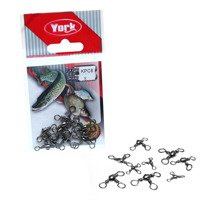 KRĘTLIK POTRÓJNY CZARNY YORK 10/10szt