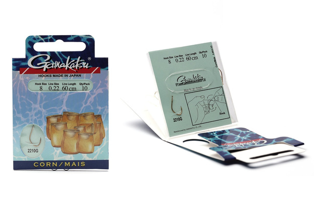 HAK Z PRZYPONEM GAMAKATSU CORN LS-2210 8-0,22 mm