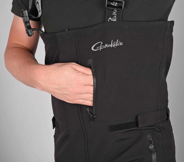 SPODNIE GAMAKATSU G-SOFTSHELL BIB & BRACE