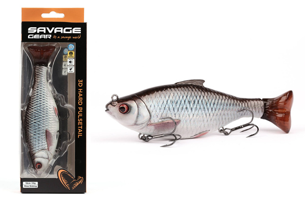 73971 - SAVAGE GEAR PRZYNĘTA 3D HARD PULSETAIL ROACH 13,5cm/40g - ROACH