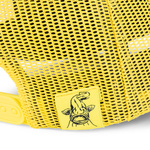 CZAPKA Z DASZKIEM BLACK CAT BLACK AND YELLOW TRUCKER