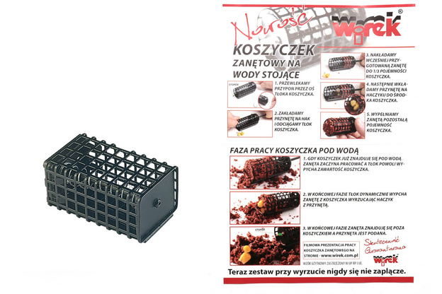 AUTOMATYCZNY KOSZYCZEK ZANĘTOWY WIREK - KWADRATOWY 44mm