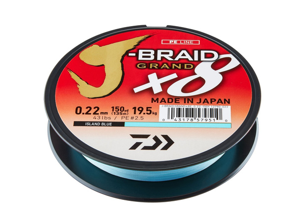PLECIONKA DAIWA J-BRAID GRAND X8 BLUE 135m