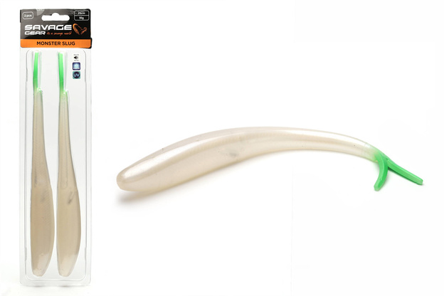 GUMA SAVAGE GEAR MONSTER SLUG 25cm - PEARL APPLE UV
