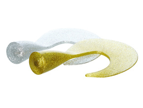 OGONKI WESTIN SWIM TAIL CURLTAIL 9cm - GOLD / SILVER