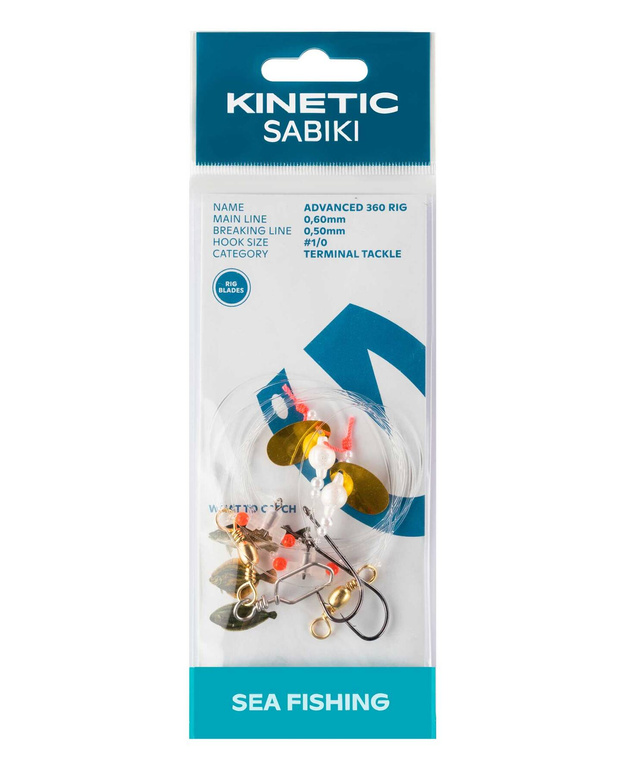 MORSKI PRZYPON SURFCASTINGOWY KINETIC SABIKI ADVANCED 360