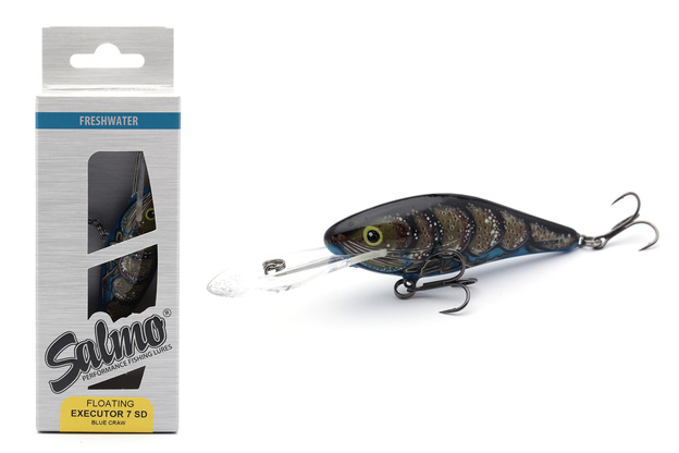 UNIKATOWY WOBLER SALMO EXECUTOR SDR 7cm - BLUE CRAW