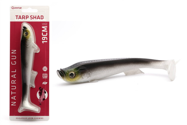 GUMA QUANTUM TARP SHAD 19cm - NATURAL GUN