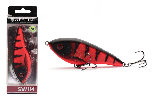 JERK WESTIN SWIM GLIDEBAIT SILENT 12cm/62g - FIRE