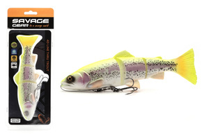 739 - SAVAGE GEAR GUMA 4D LINE THRU TROUT SS - LEMON TROUT