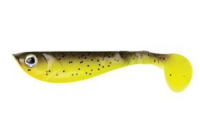 GUMA BERKLEY PULSE SHAD - BROWN CHARTREUSE
