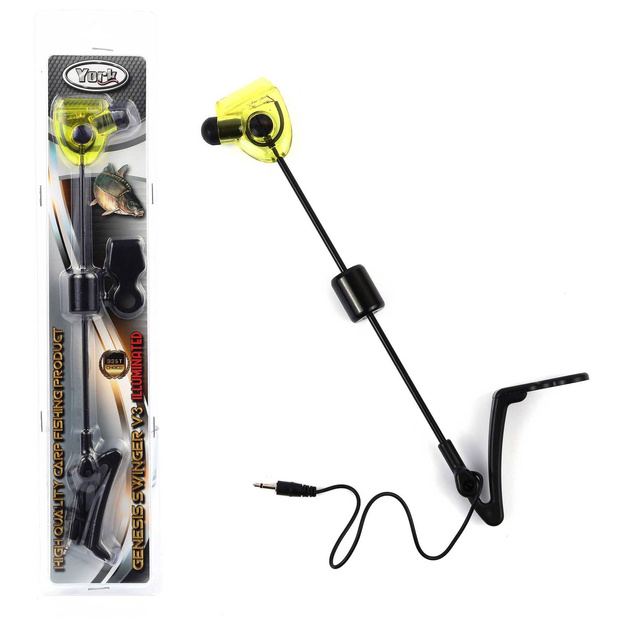 PODŚWIETLANY SWINGER YORK GENESIS V3 - ŻÓŁTY