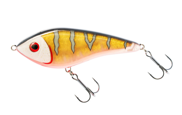 JERK WESTIN THERMOCHROMIC SWIM GLIDEBAIT F 10cm/31g - TC GOLD/RED