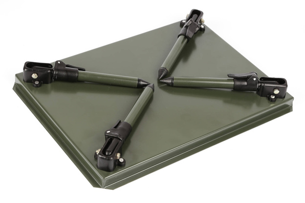 STOLIK ALUMINIOWY YORK ZIELONY 38x28cm