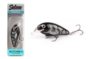 WOBLER SALMO BUTCHER SINKING 5cm-BLACK SHADOW