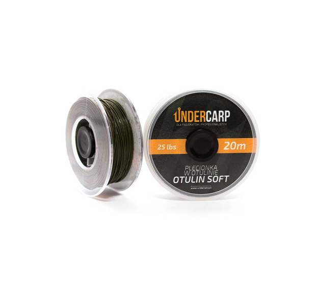 PLECIONKA PRZYPONOWA W OTULINIE UNDERCARP ZIELONA 25lbs/20m