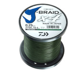 PLECIONKA DAIWA J-BRAID X4 DARK GREEN 0,33mm NA METRY