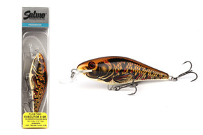 QEX103 - SALMO WOBLER EXECUTOR SHALLOW RUNNER 9cm- HOLOGRAPHIC GOLDEN BACK