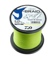 PLECIONKA DAIWA J-BRAID X4 YELLOW 0,25mm NA METRY