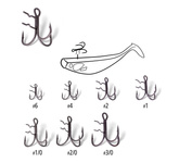 KOTWICE Z HAKIEM FOX RAGE STRIKE POINT 2/0-4szt