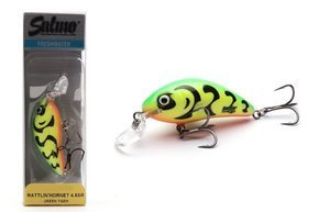 QRH446 - SALMO WOBLER RATTLIN HORNET SHALLOW 4,5cm-GREEN TIGER