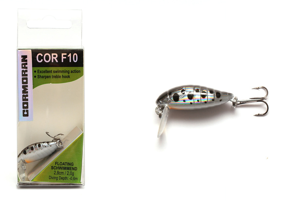 WOBLER CORMORAN COR F10 - DOTTED ROACH 2,8cm