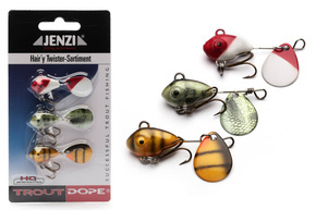 ZESTAW WIRUJĄCYCH OGONKÓW JENZI MINI SPINNER - D