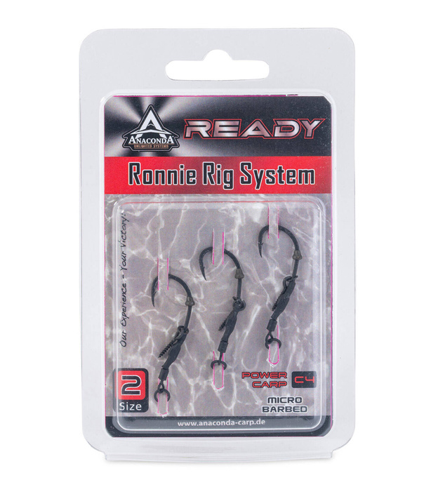 HACZYKI KARPIOWE ANACONDA READY RONNIE RIG SYSTEM POWER CARP 4