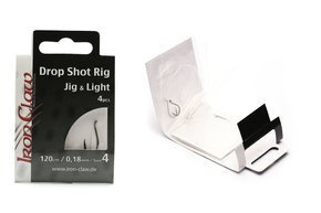 PRZYPON DROP SHOT IRON CLAW 0,18mm/4szt