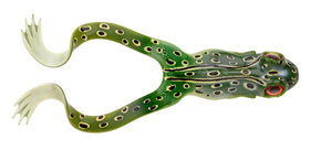 4664-313 - SPRO GUMA IRIS THE FROG 12cm - NATURAL GREEN FROG