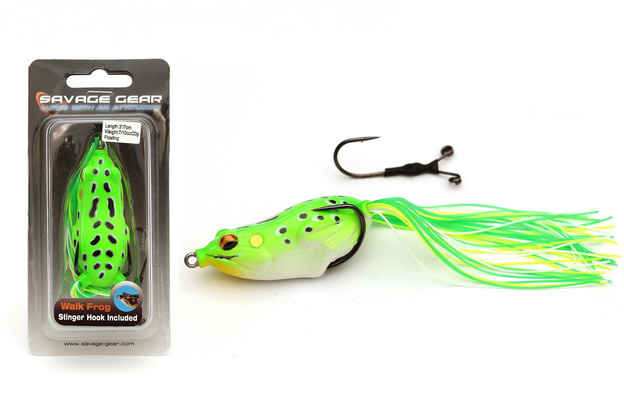 PRZYNĘTA SAVAGE GEAR 3D WALK FROG - GREEN FROG