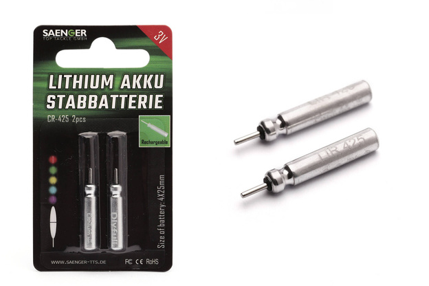 AKUMOLATORY SANGER LITHIUM AKKU DO SPŁAWIKÓW LED CR425/2szt