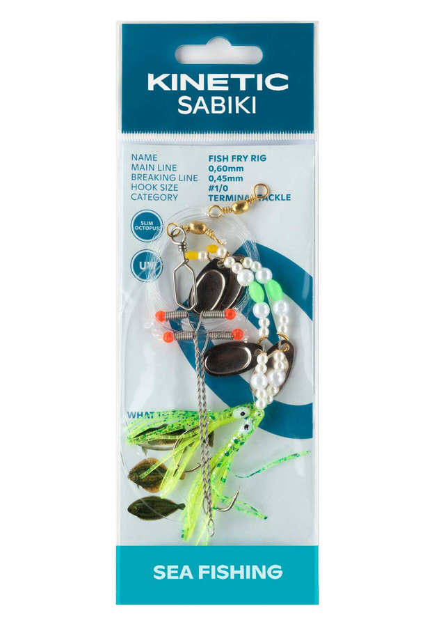 MORSKI PRZYPON SURFCASTINGOWY KINETIC SABIKI FISH FRY