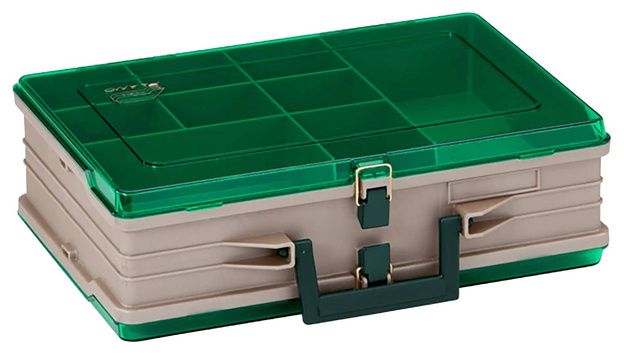 DWUSTRONNE PUDEŁKO PLANO XL DOUBLE SATCHEL 34,5x29,7x10,7cm